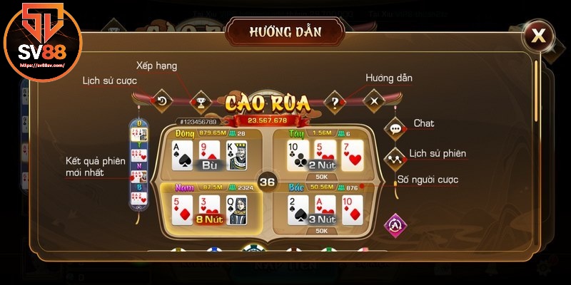 Quy tắc cơ bản của game cào rùa